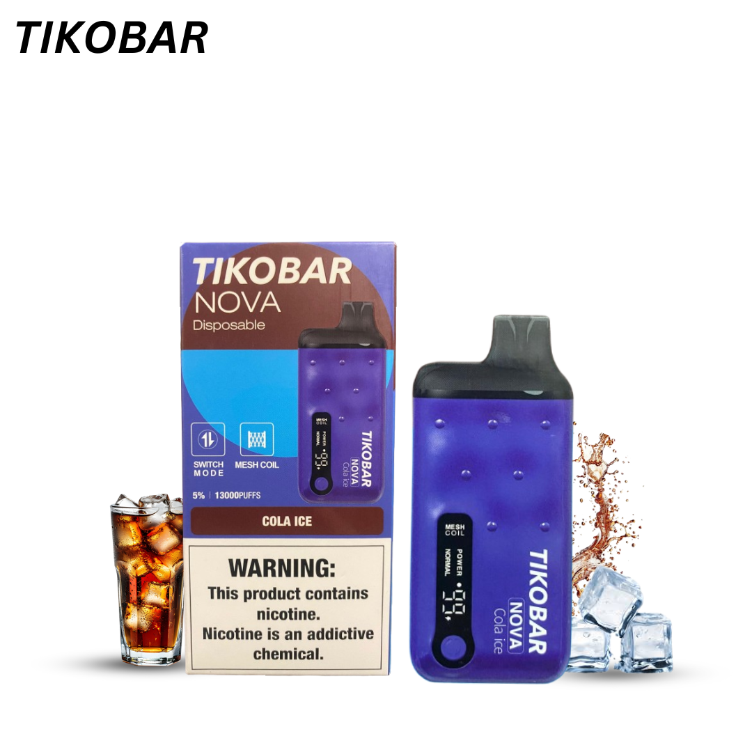 TIKOBAR Nova 13000 Puffs 50mg Disposable Cola Ice Flavor